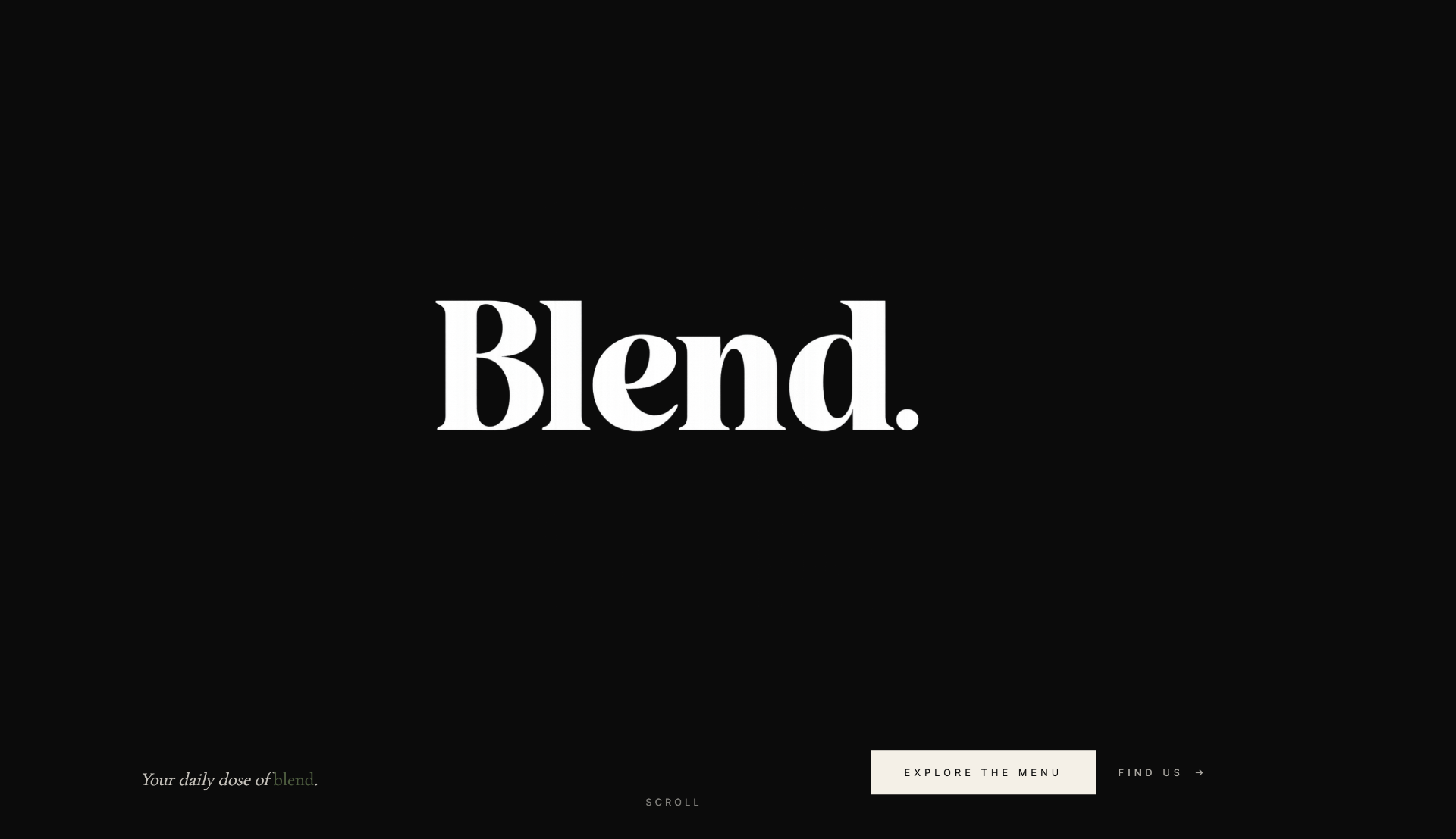 Blend — hero